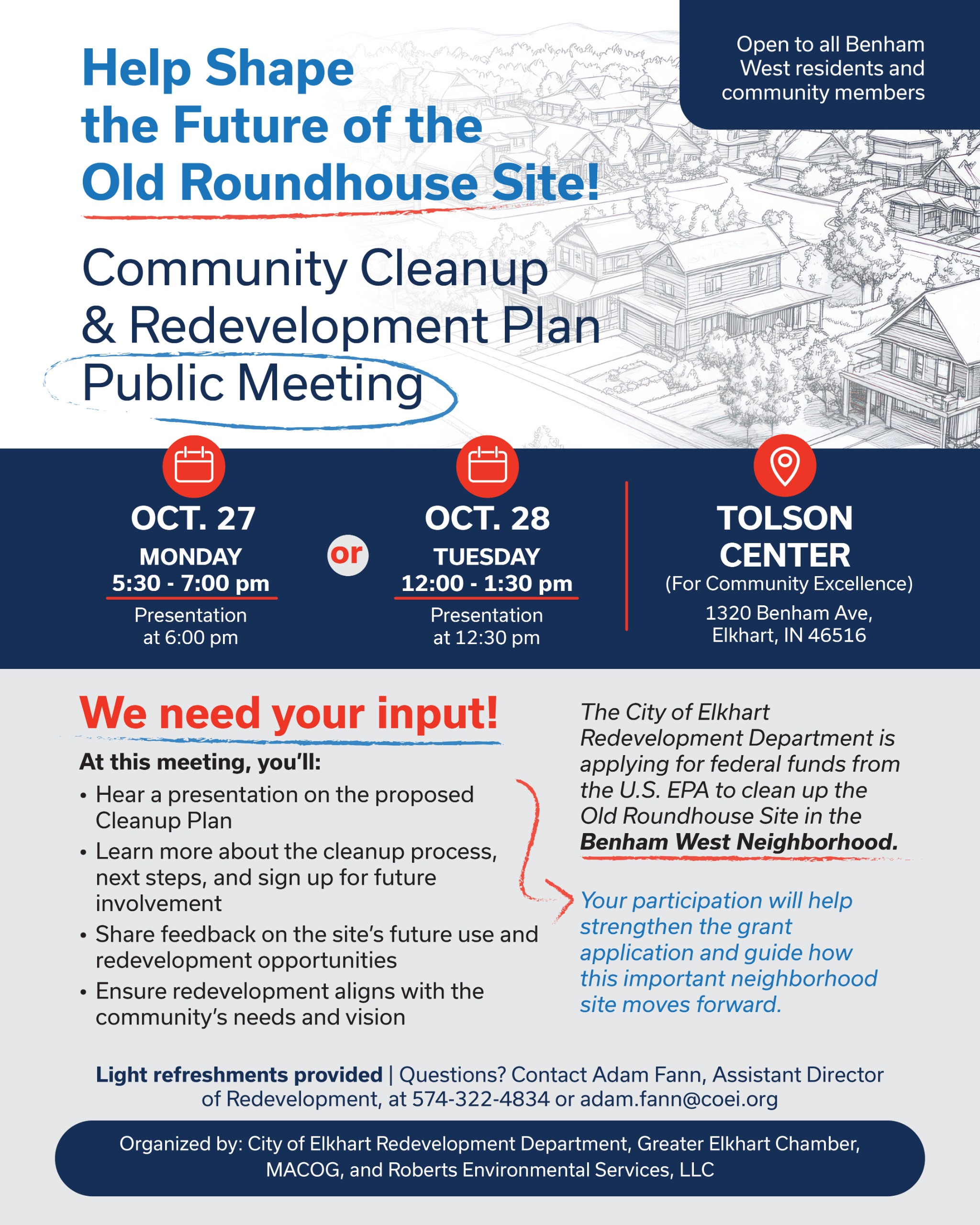 Roundhouse Cleanup Plan Public Meeting